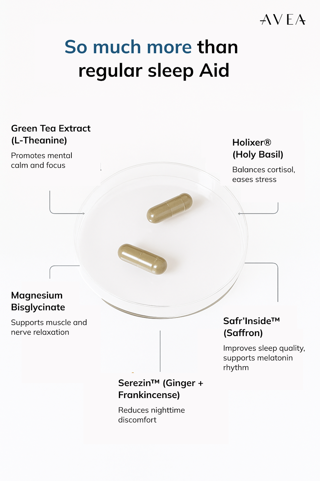 ingredients of AVEA Sereniser