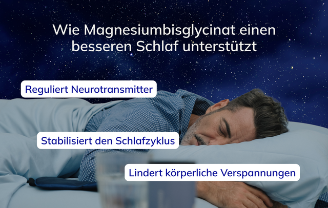 Wie Magnesium Bisglycinat besseren Schlaf unterstützt
