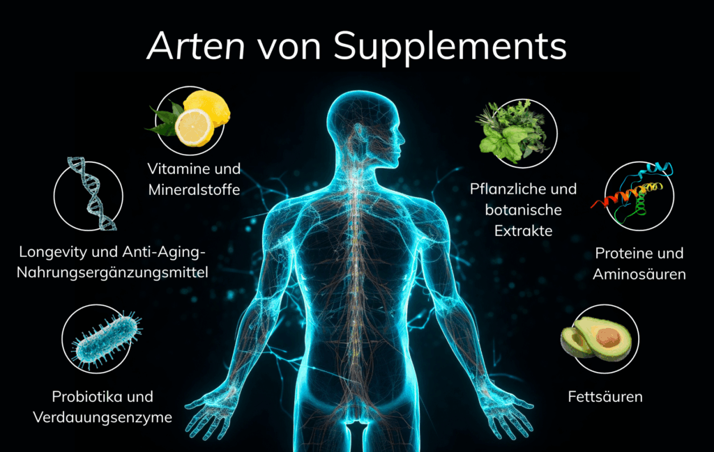arten von supplements